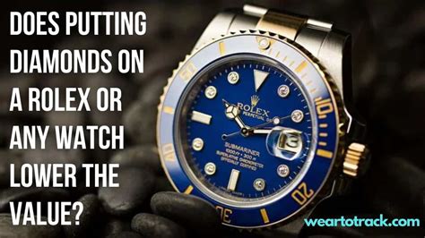 does putting diamonds on a rolex lower the value|Rolex diamonds vs quality.